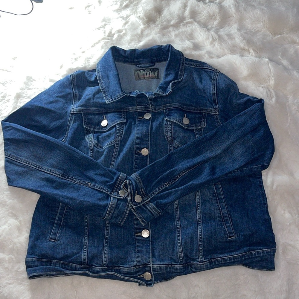 Torrid denim fitted trucker
